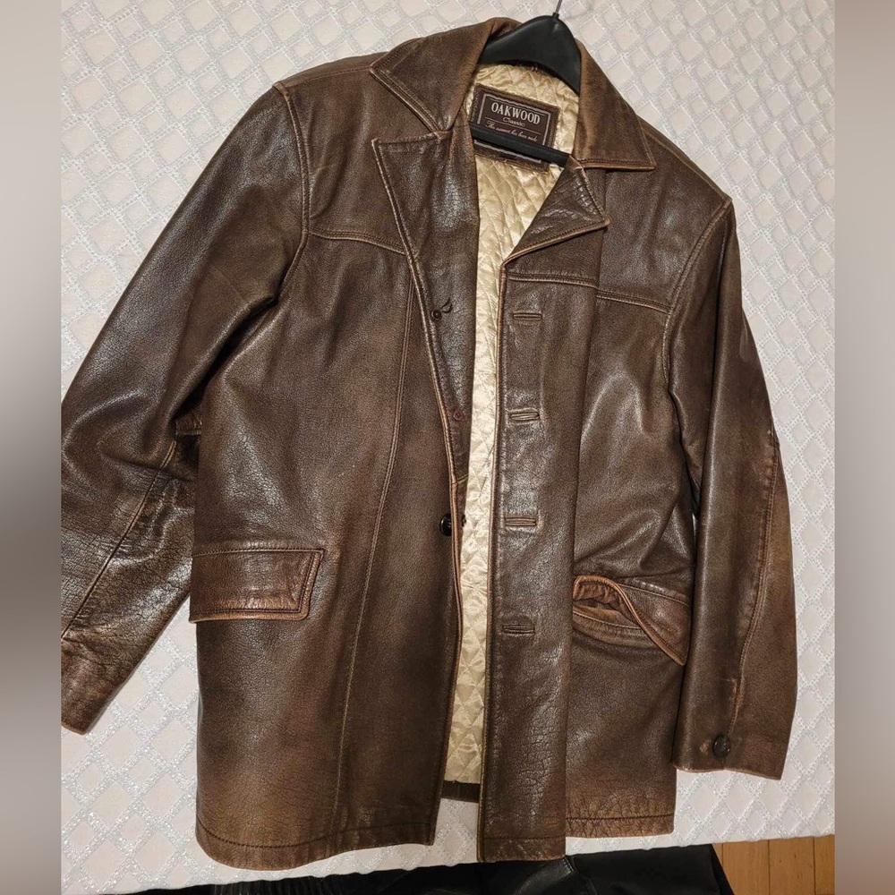 Oakwood Classic Brown Leather Jacket